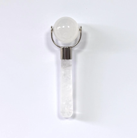 made in China factory single head face lifting natural white crystal jade facial roller massager trending 2026 skin care beauty products
