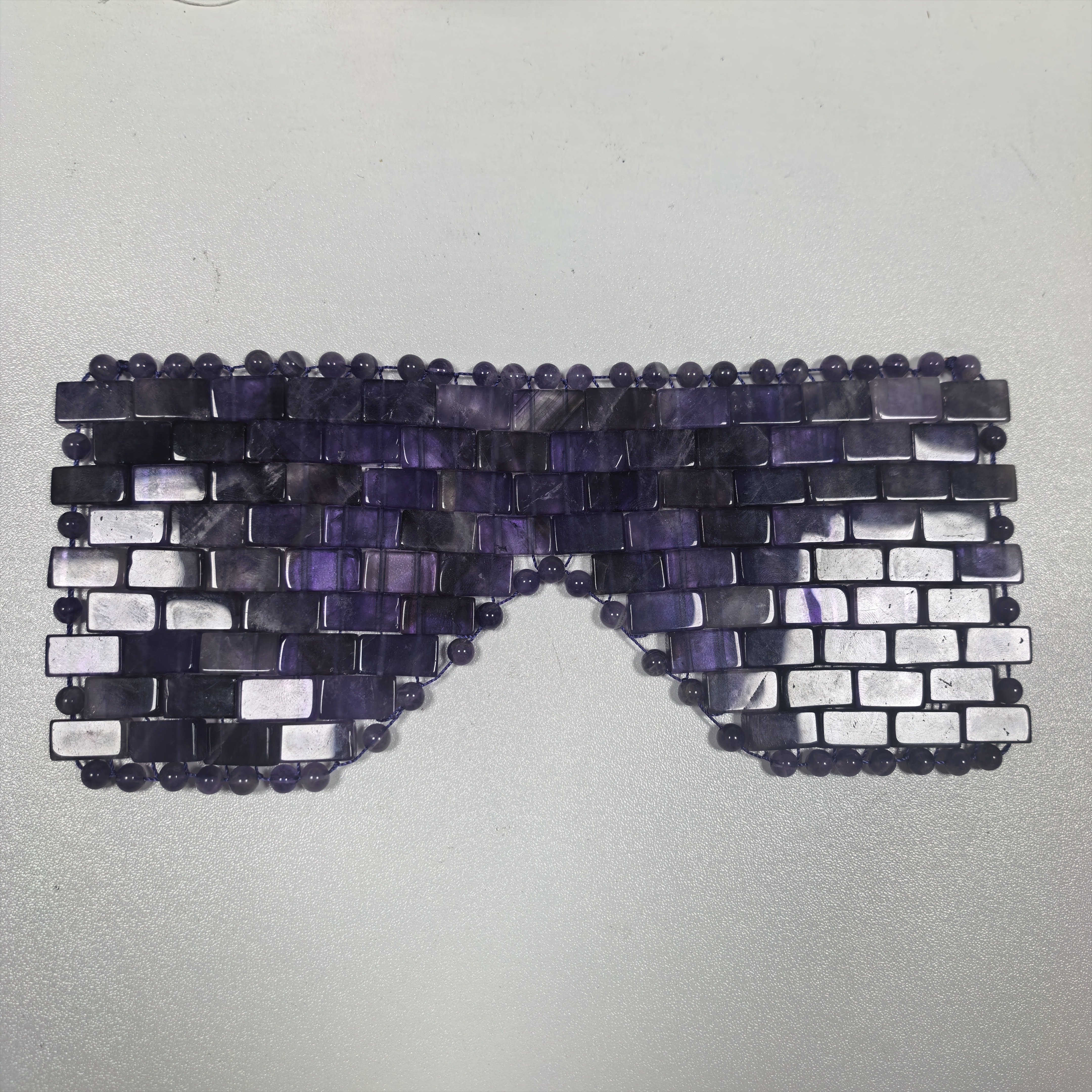other massage products spa use relaxation wellness mask fatigue elimination natural gem stone amethyst eye massager