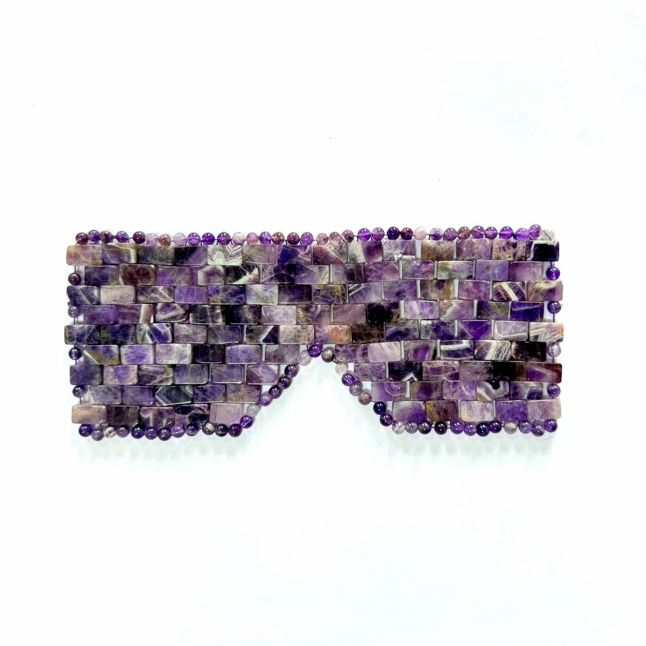 other massage products spa use relaxation wellness mask fatigue elimination natural gem stone amethyst eye massager