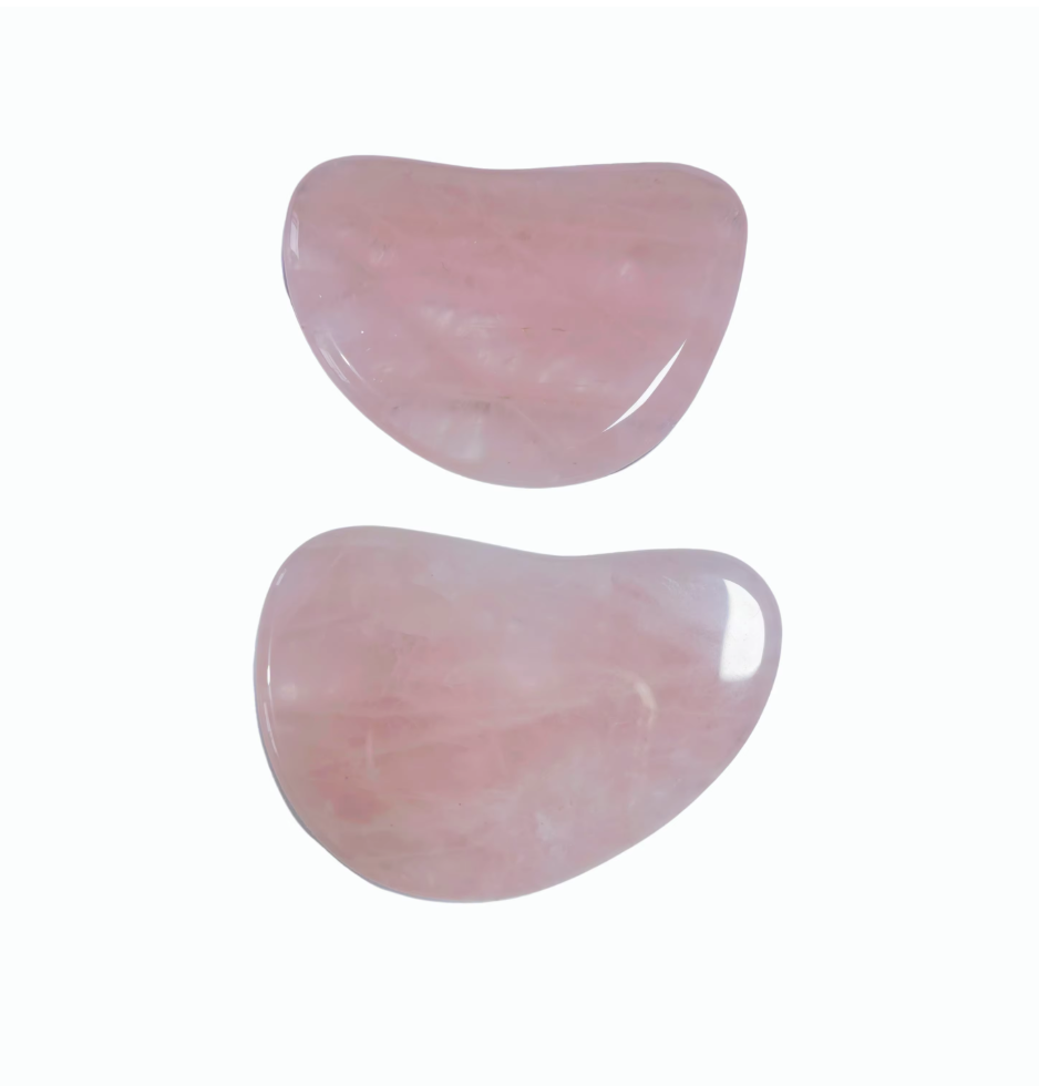 relaxation products de-puffing anti-puffiness beauty tools natural jade rose quartz massage products cryo eye cooling stones