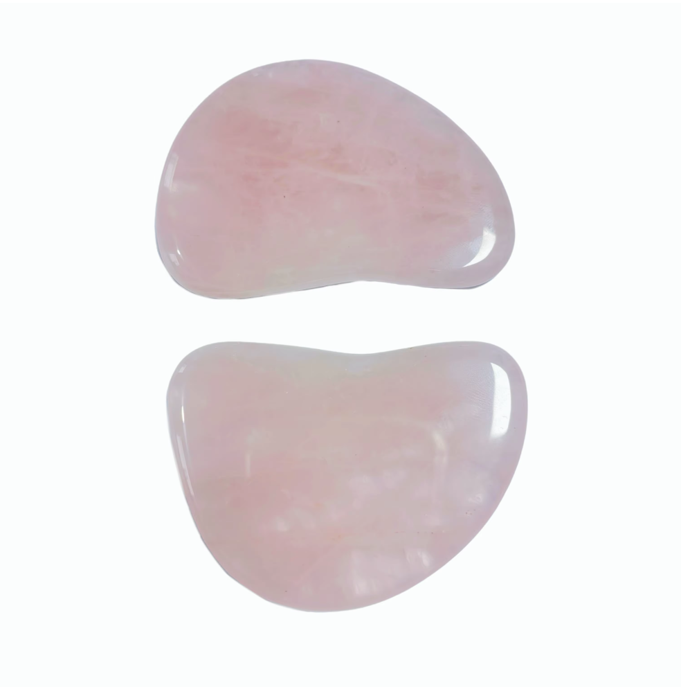 relaxation products de-puffing anti-puffiness beauty tools natural jade rose quartz massage products cryo eye cooling stones