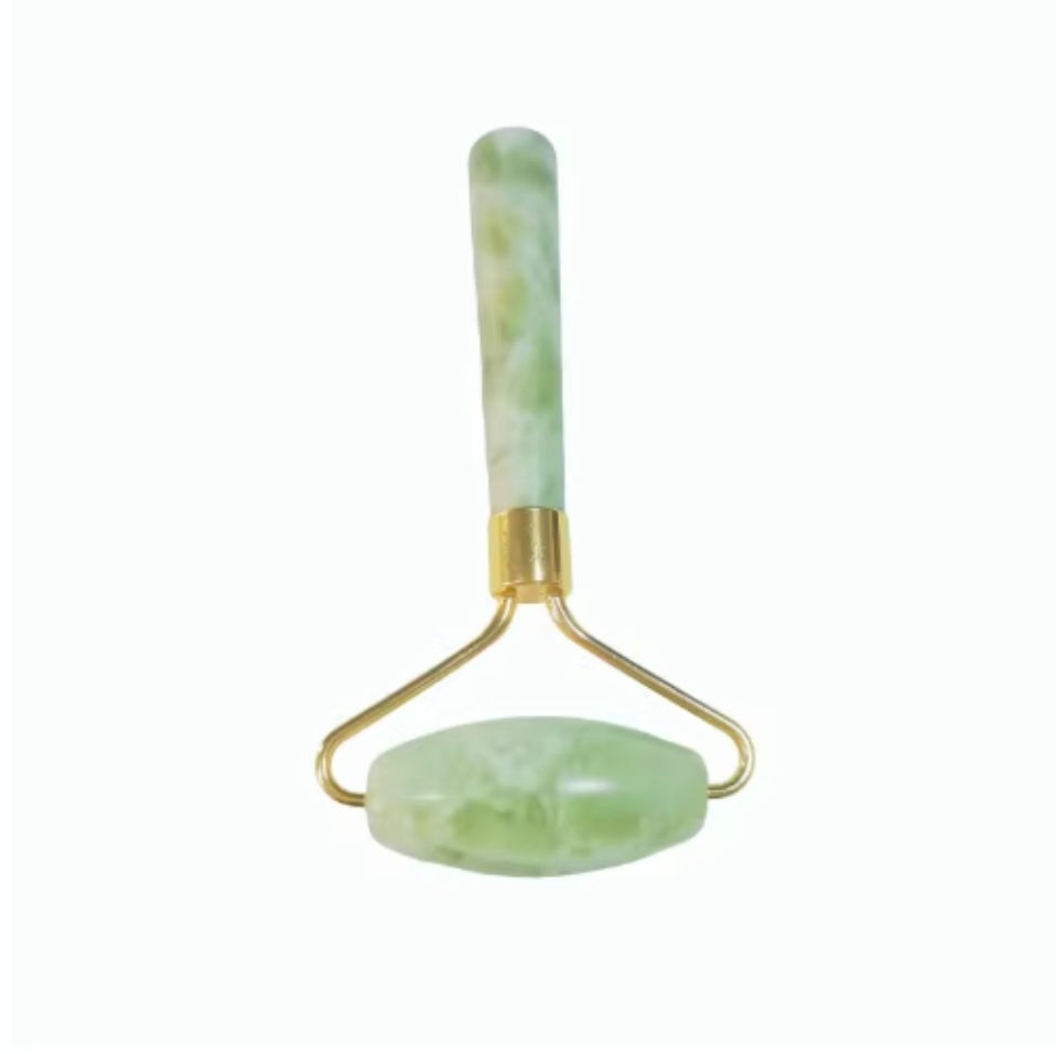 Custom Logo Cheap Price Women Use Beauty Tools Spa Use Gift Single Head Small Size Xiuyan Natural Jade Face Roller Manufacturer