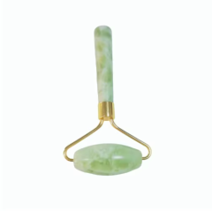 Custom Logo Cheap Price Women Use Beauty Tools Spa Use Gift Single Head Small Size Xiuyan Natural Jade Face Roller Manufacturer
