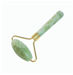 Custom Logo Cheap Price Women Use Beauty Tools Spa Use Gift Single Head Small Size Xiuyan Natural Jade Face Roller Manufacturer