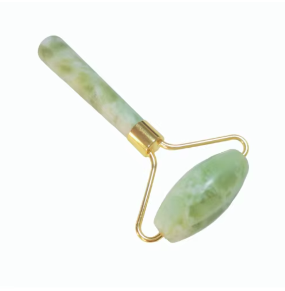 Custom Logo Cheap Price Women Use Beauty Tools Spa Use Gift Single Head Small Size Xiuyan Natural Jade Face Roller Manufacturer