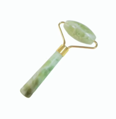 Custom Logo Cheap Price Women Use Beauty Tools Spa Use Gift Single Head Small Size Xiuyan Natural Jade Face Roller Manufacturer