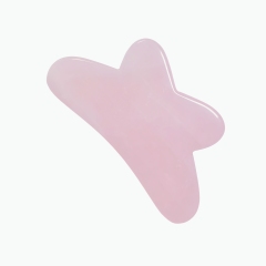 China factory direct sale OEM customization face liting beauty tools natural jade Rose Quartz Facial Massager for forehead temples face eyes