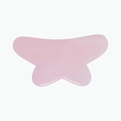 China factory direct sale OEM customization face liting beauty tools natural jade Rose Quartz Facial Massager for forehead temples face eyes