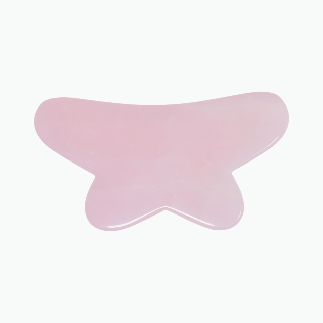 China factory direct sale OEM customization face liting beauty tools natural jade Rose Quartz Facial Massager for forehead temples face eyes
