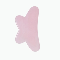 China factory direct sale OEM customization face liting beauty tools natural jade Rose Quartz Facial Massager for forehead temples face eyes