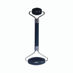 low cost beauty products best wholesale price China Huizhou factory direct sale natural black xiuyan jade double head Face Massage Roller