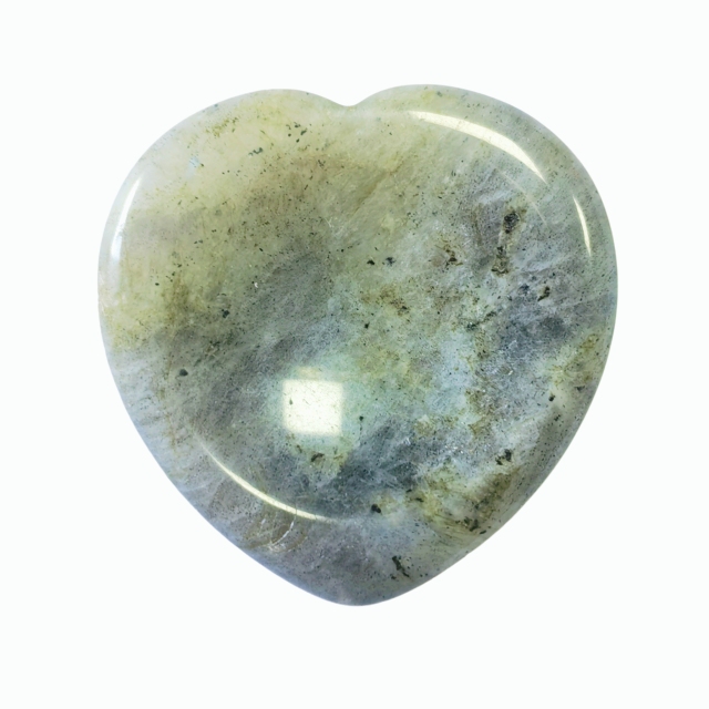 China manufacturer Wholesale Supply Batch Labradorite Indented Heart-Shape Palm Pocket Stone Polished Gemstone Worry Calming Stone
