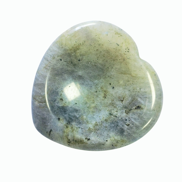 China manufacturer Wholesale Supply Batch Labradorite Indented Heart-Shape Palm Pocket Stone Polished Gemstone Worry Calming Stone