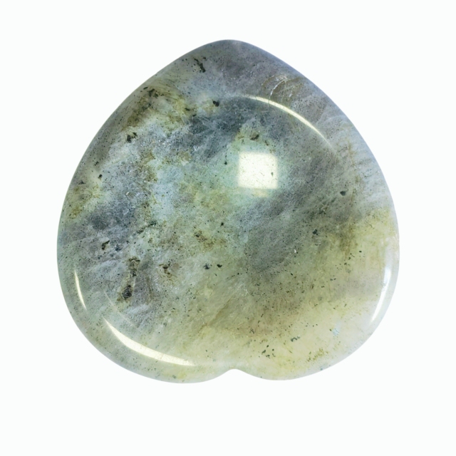 China manufacturer Wholesale Supply Batch Labradorite Indented Heart-Shape Palm Pocket Stone Polished Gemstone Worry Calming Stone