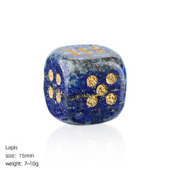 Made in China Factory wholesale custom Premium Leisure & Entertainment Products square die Hand Carved natural jade stone dice for board game