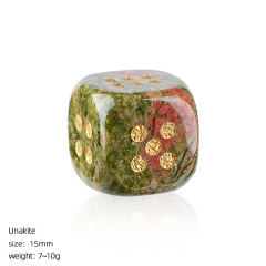 Made in China Factory wholesale custom Premium Leisure & Entertainment Products square die Hand Carved natural jade stone dice for board game