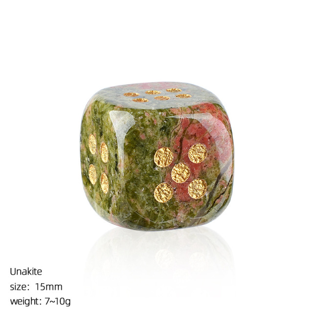 Made in China Factory wholesale custom Premium Leisure & Entertainment Products square die Hand Carved natural jade stone dice for board game