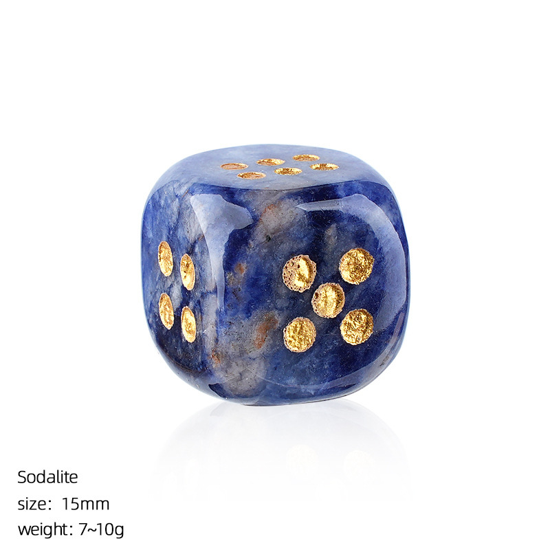 Made in China Factory wholesale custom Premium Leisure & Entertainment Products square die Hand Carved natural jade stone dice for board game