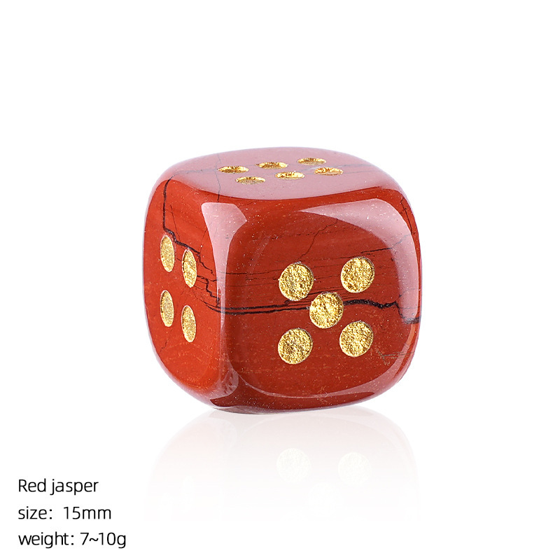 Made in China Factory wholesale custom Premium Leisure & Entertainment Products square die Hand Carved natural jade stone dice for board game
