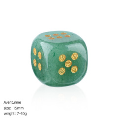 Made in China Factory wholesale custom Premium Leisure & Entertainment Products square die Hand Carved natural jade stone dice for board game