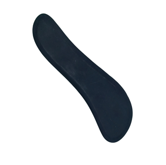 Ergonomic Lymph Drainage Healthcare Massage Tools Authentic Black Bian Stone S Shaped Gua Sha for Neck and Face