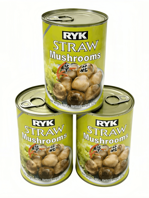 Champignons de paille en conserve