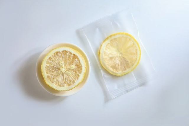 Citron lyophilisé