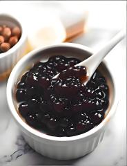 Perlas de tapioca negra