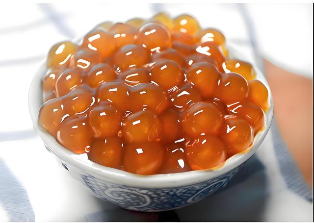 Perlas de tapioca ámbar (Boba)