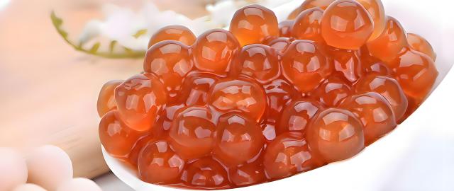 Perlas de tapioca ámbar (Boba)