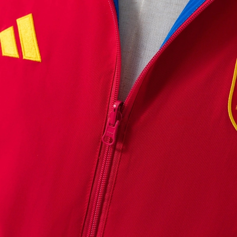 2026 SPAIN REVERSIBLE JACKET WINDBREAKER - RED & BLUE