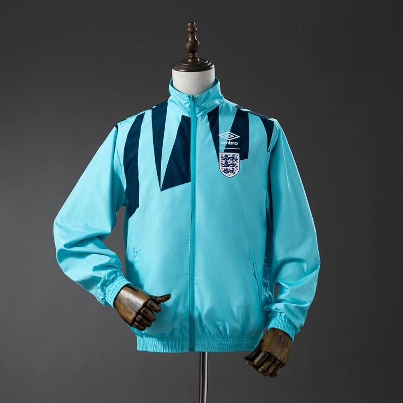 ENGLAND REVERSIBLE JACKET WINDBREAKER - LIGHT BLUE