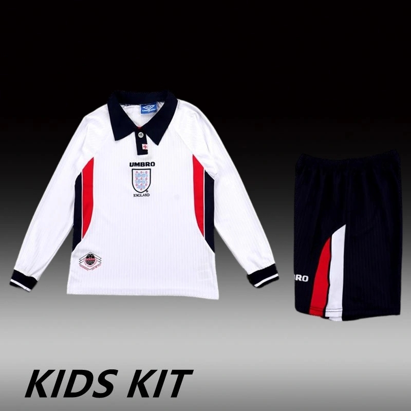 1998 ENGLAND HOME LONG SLEEVES KIDS KIT