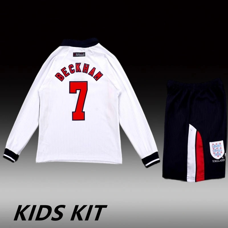 1998 ENGLAND HOME LONG SLEEVES KIDS KIT