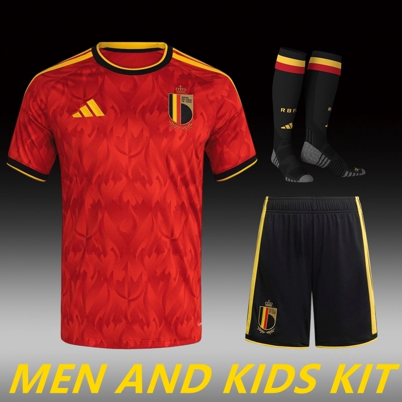 2026 BELGIUM WORLD CUP HOME MEN AND KIDS KIT