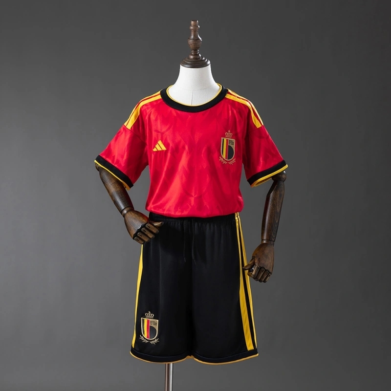 2026 BELGIUM WORLD CUP HOME MEN AND KIDS KIT