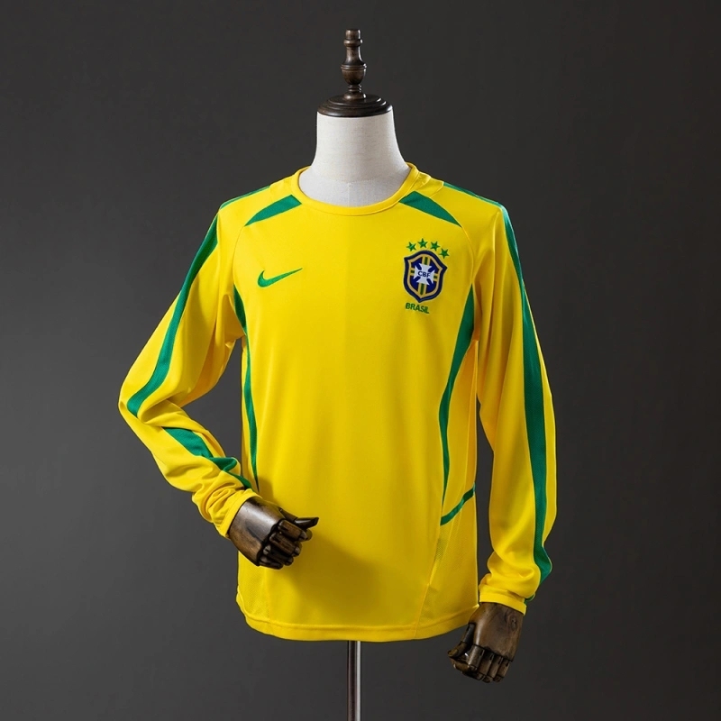 2002 BRAZIL HOME LONG SLEEVED