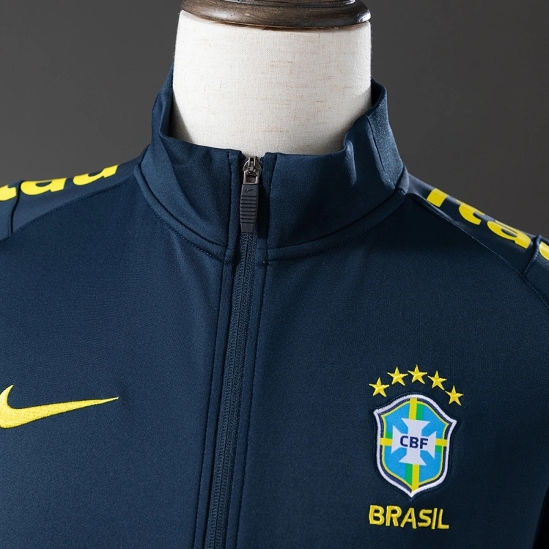 2022-23 BRAZIL TRAINING JACKET-ROYAL BLUE