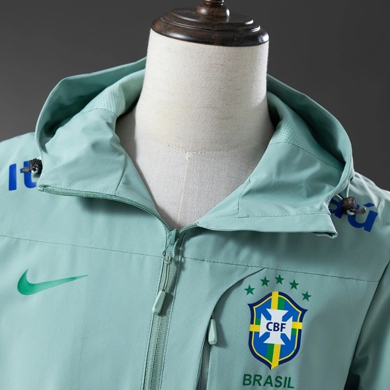 BRAZIL WINDPROOF JACKET - LIGHT MINT GREEN