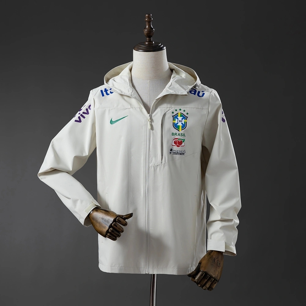 BRAZIL WINDPROOF JACKET-OFF WHITE