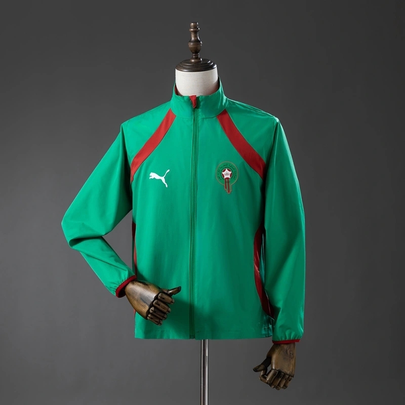 2026 MOROCCO REVERSIBLE JACKET WINDBREAKER - RED & GREEN