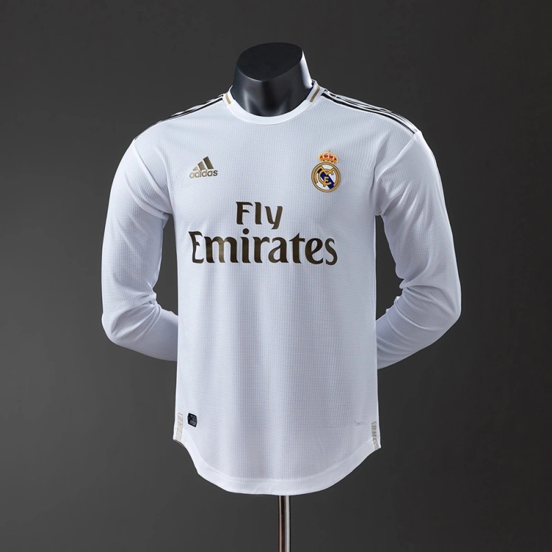 2019-20 REAL MADRID LONG SLEEVE HOME (PLAYER VERSION)