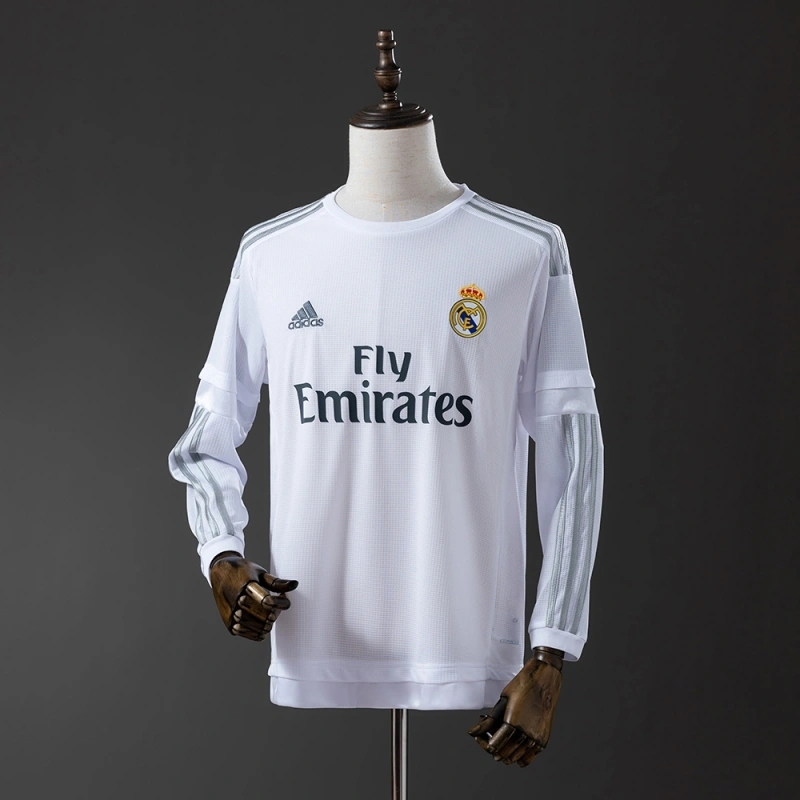 2015-16 REAL MADRID HOME LONG SLEEVES (FAN VERSION)