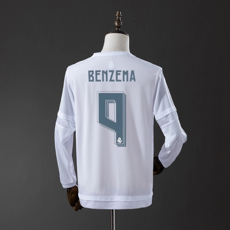 2015-16 REAL MADRID HOME LONG SLEEVES (FAN VERSION)