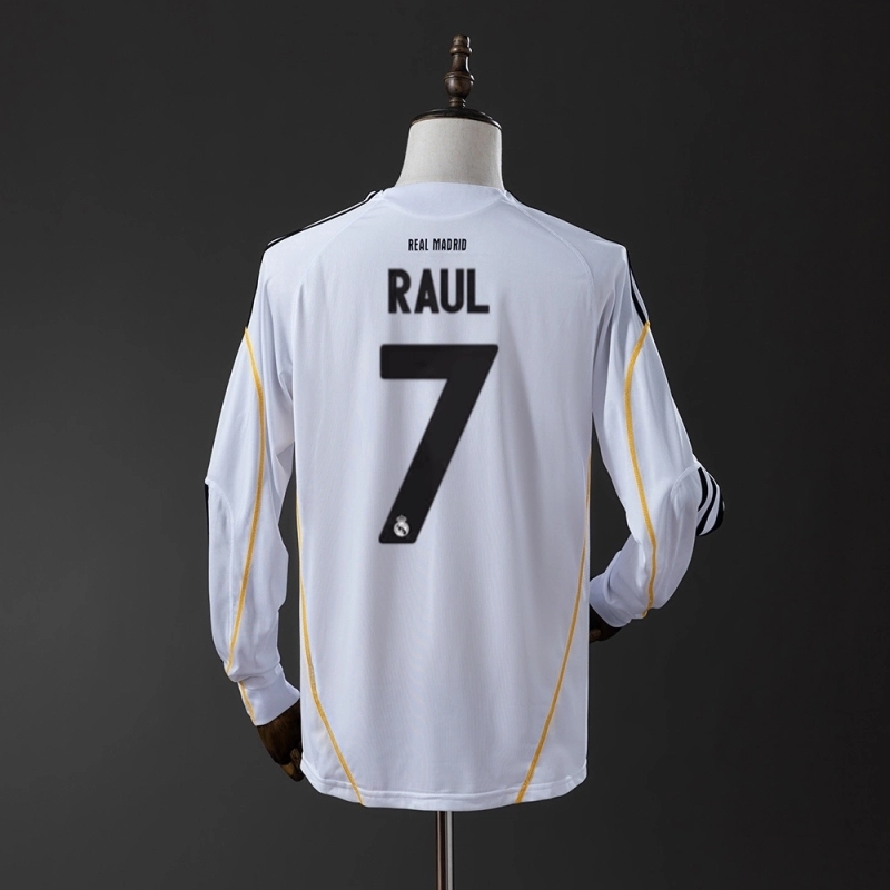 2009-10 REAL MADRID LONG SLEEVE HOME (FAN VERSION)