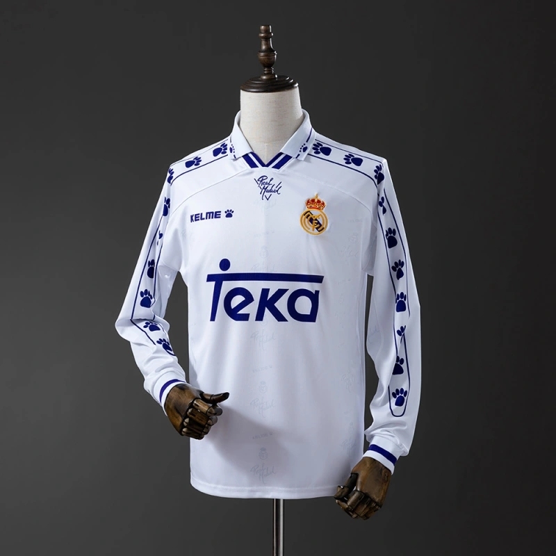 1994-96 REAL MADRID HOME LONG SLEEVE