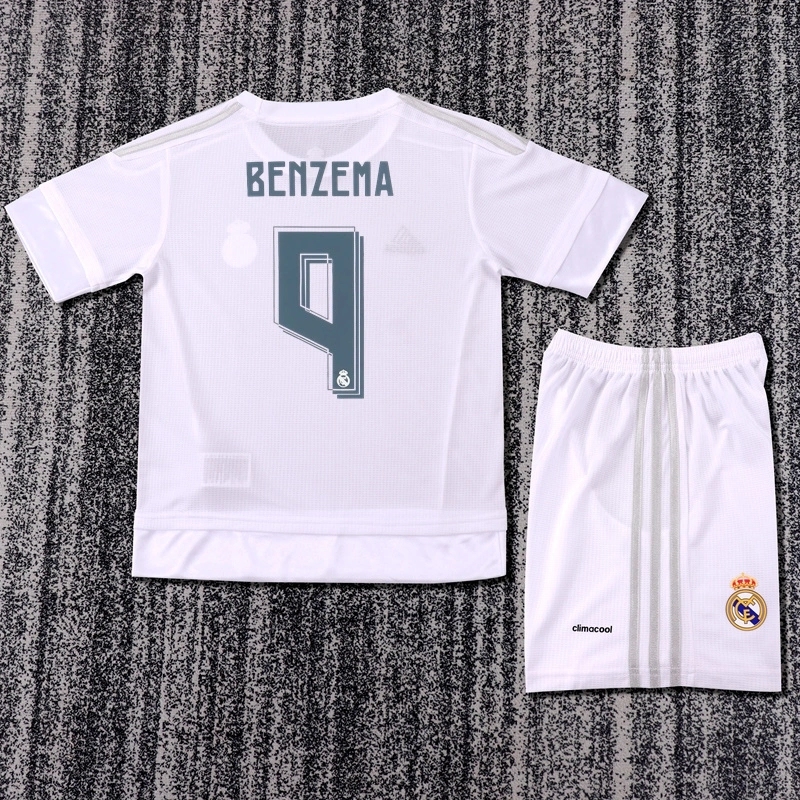 2015-16 REAL MADRID HOME KIDS KIT