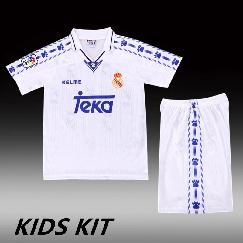 1996-97 REAL MADRID HOME KIDS KIT