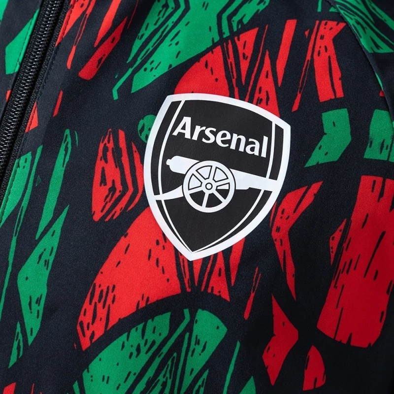 2025-26 ARSENAL REVERSIBLE JACKET WINDBREAKER - RED & BLACK