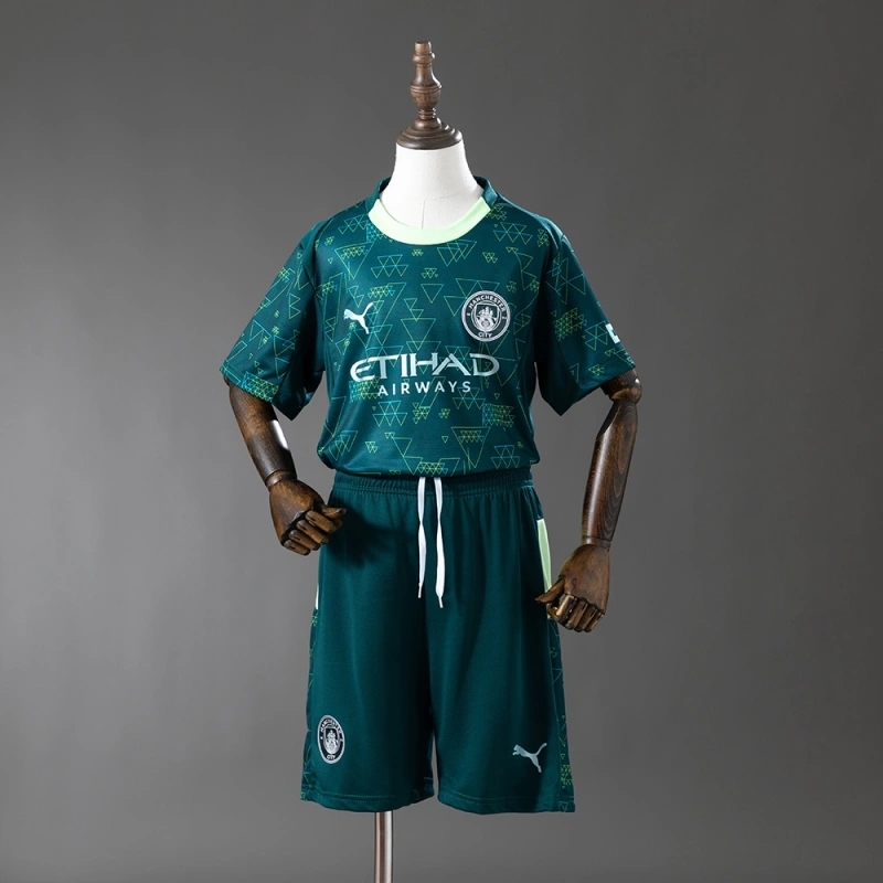 2025-26 MANCHESTER CITY FOURTH AWAY MEN AND KIDS KIT